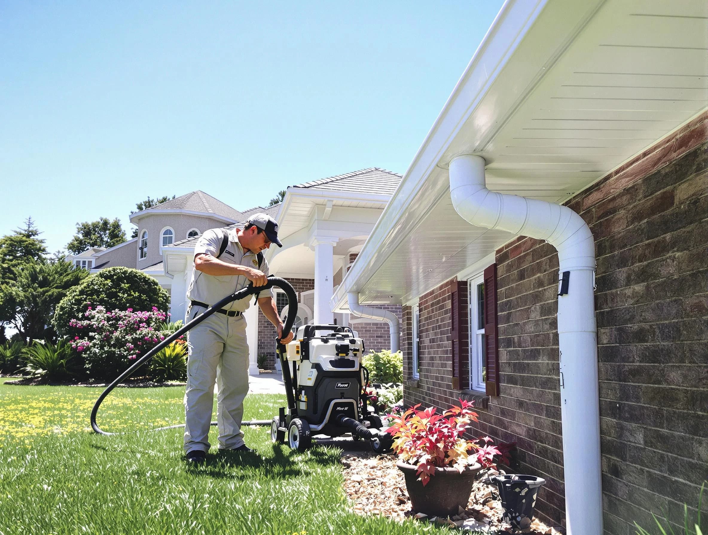 Downspout Cleaning in Avon